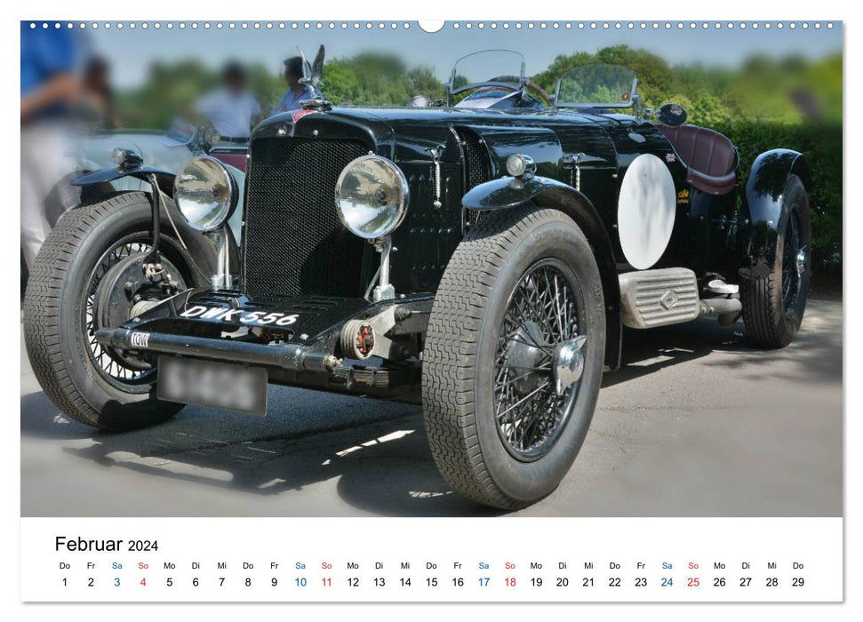 Vintage cars - old sheet metal in new splendor (CALVENDO Premium Wall Calendar 2024) 