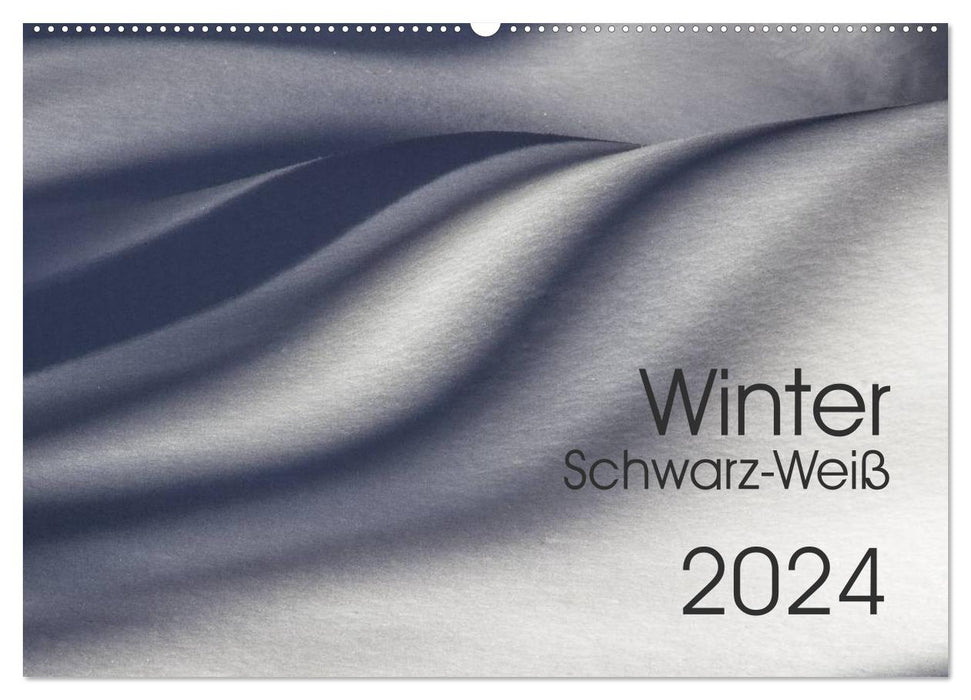 Winter Schwarz-Weiß (CALVENDO Wandkalender 2024)
