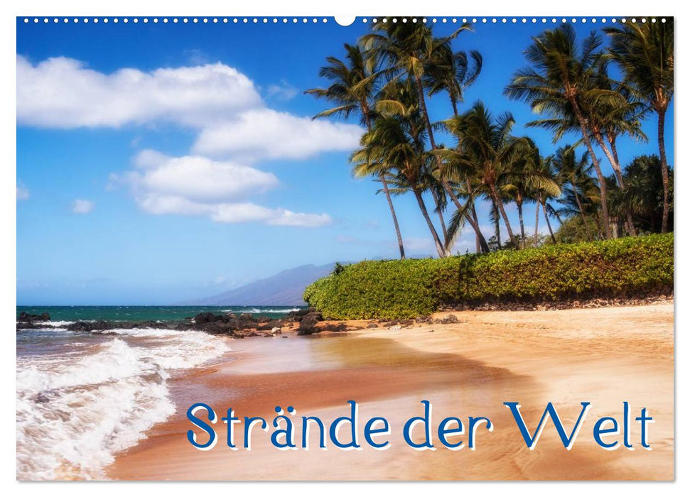 Beaches of the World (CALVENDO Wall Calendar 2024) 