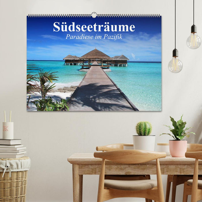 South Sea dreams. Paradises in the Pacific (CALVENDO wall calendar 2024) 