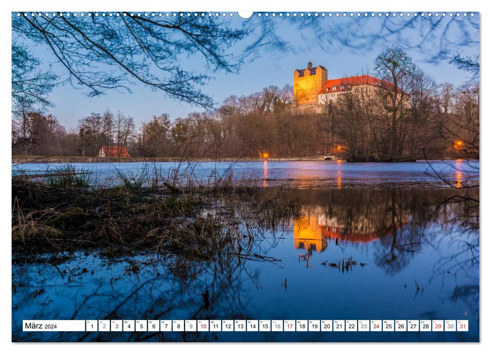 Saxony-Anhalt - palaces and castles (CALVENDO wall calendar 2024) 