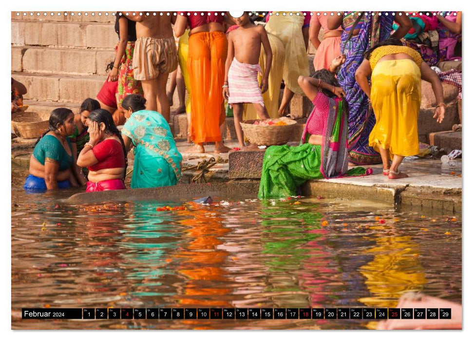 India - Varanasi (CALVENDO Premium Wall Calendar 2024) 