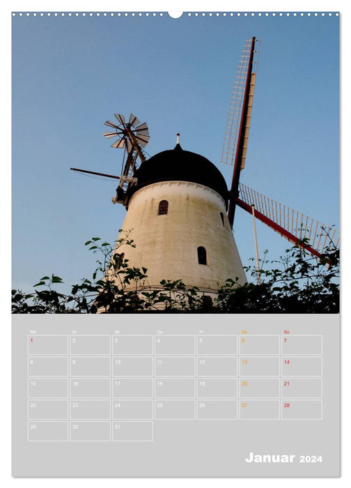 Bornholm - L'île ensoleillée du Danemark (Calvendo Premium Wall Calendar 2024) 