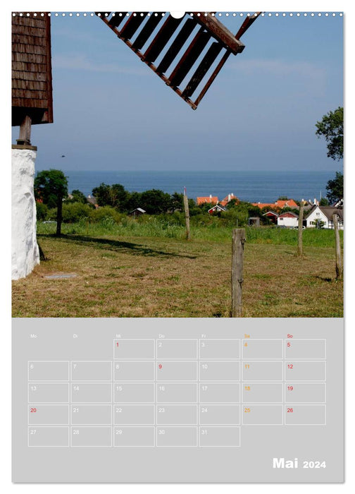 Bornholm - L'île ensoleillée du Danemark (Calvendo Premium Wall Calendar 2024) 