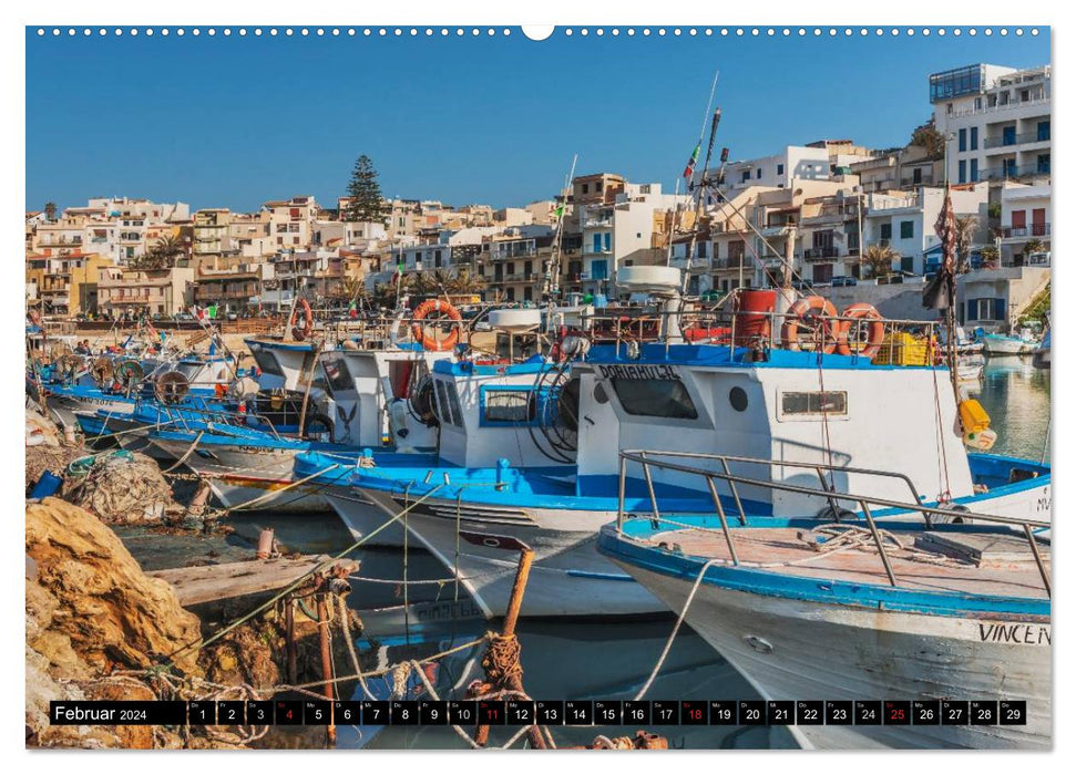 Sicily in Spring (CALVENDO Premium Wall Calendar 2024) 