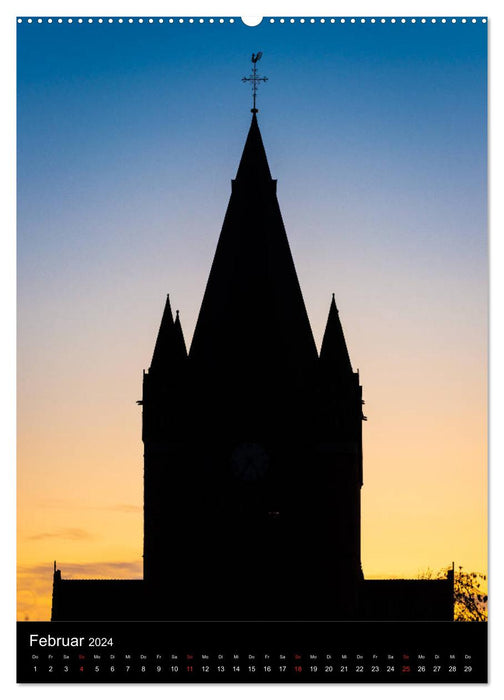 Halle/Saale - Meine Stadt im Licht (CALVENDO Wandkalender 2024)