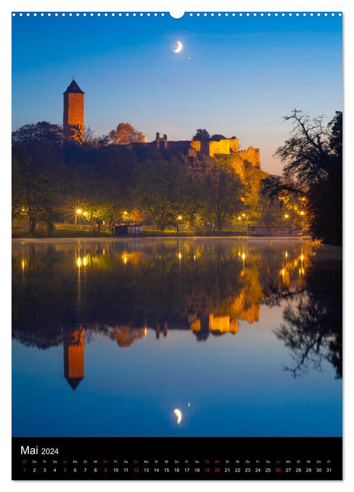 Halle/Saale - Ma ville en lumière (Calendrier mural CALVENDO 2024) 