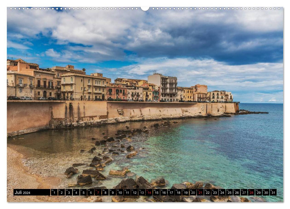 Sicily - Pearl in the Mediterranean (CALVENDO Premium Wall Calendar 2024) 