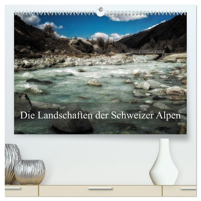Les paysages des Alpes suisses (Calendrier mural CALVENDO Premium 2024) 