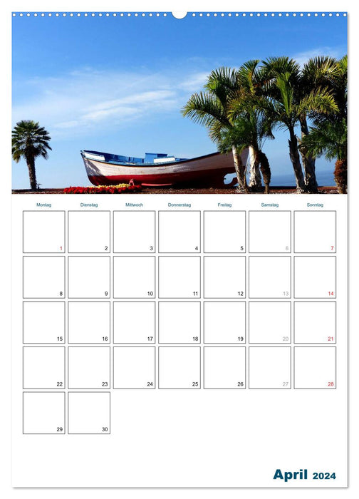 Urlaub auf den Kanaren - Teneriffa (CALVENDO Wandkalender 2024)