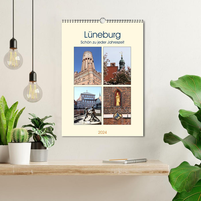 Lüneburg, schön zu jeder Jahreszeit (CALVENDO Wandkalender 2024)