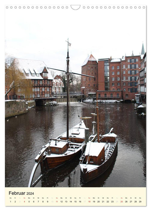 Lüneburg, schön zu jeder Jahreszeit (CALVENDO Wandkalender 2024)