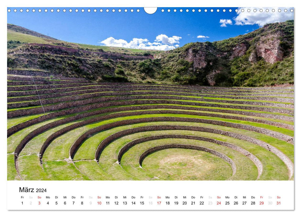 Peru - Land der Inkas und Alpakas (CALVENDO Wandkalender 2024)