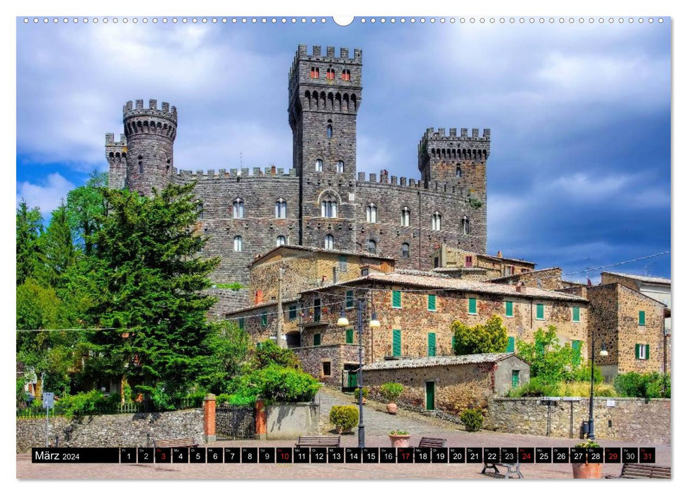 Castles in Italy (CALVENDO wall calendar 2024) 