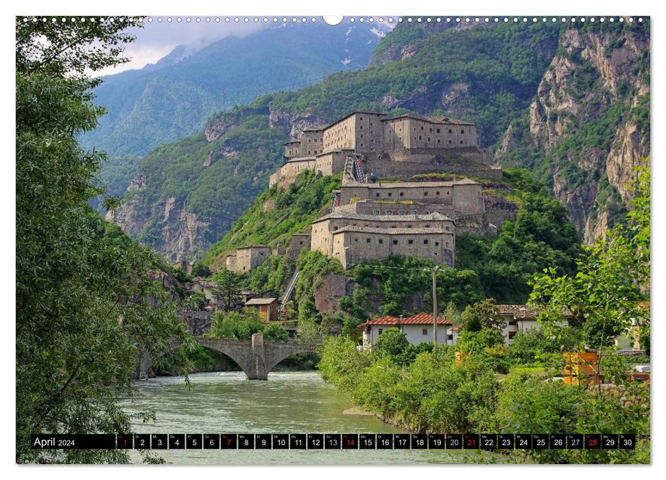 Castles in Italy (CALVENDO wall calendar 2024) 