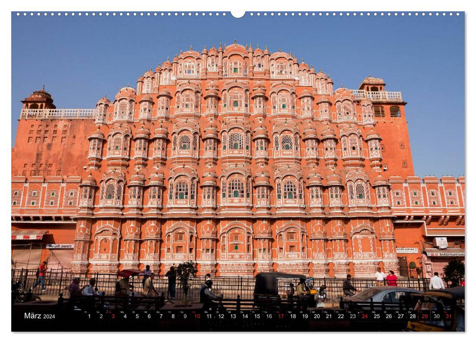 Indien - Rajasthan (CALVENDO Premium Wandkalender 2024)