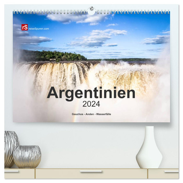 Argentinien, Gauchos - Anden - Wasserfälle (CALVENDO Premium Wandkalender 2024)