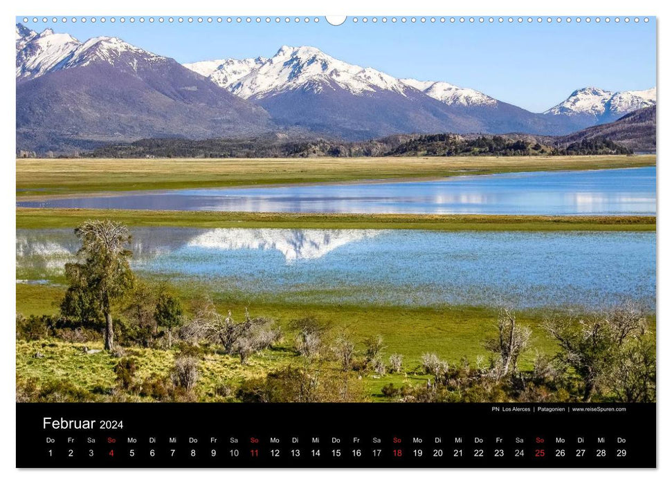 Argentine, Gauchos - Andes - Cascades (Calvendo Premium Wall Calendar 2024) 