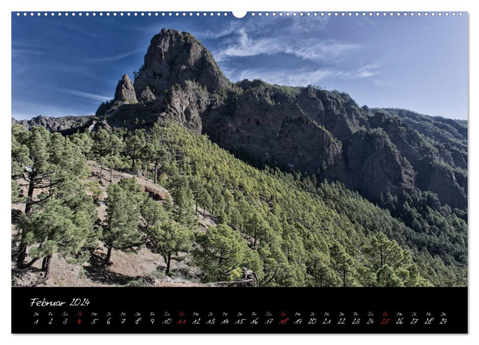 La Palma - island of mountains and clouds (CALVENDO wall calendar 2024) 