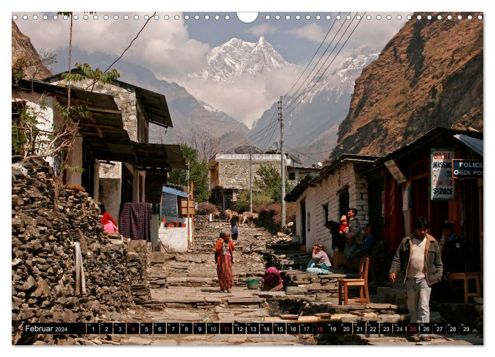 Nepal - Jomsom Trek (CALVENDO wall calendar 2024) 