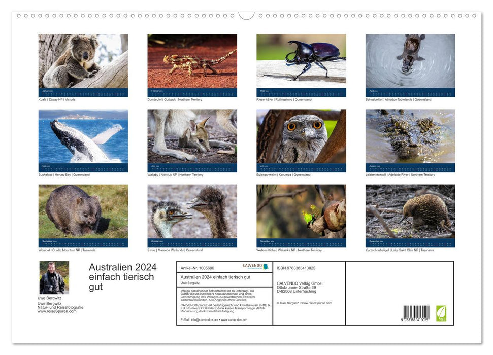 Australia - simply incredibly good (CALVENDO wall calendar 2024) 