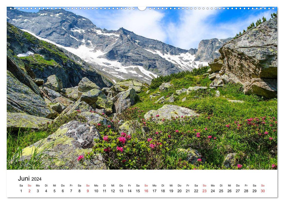 Magnificent mountain landscapes - impressions from Austria and Bavaria (CALVENDO wall calendar 2024) 