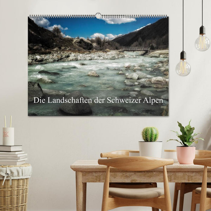 Les paysages des Alpes suisses (Calendrier mural CALVENDO 2024) 