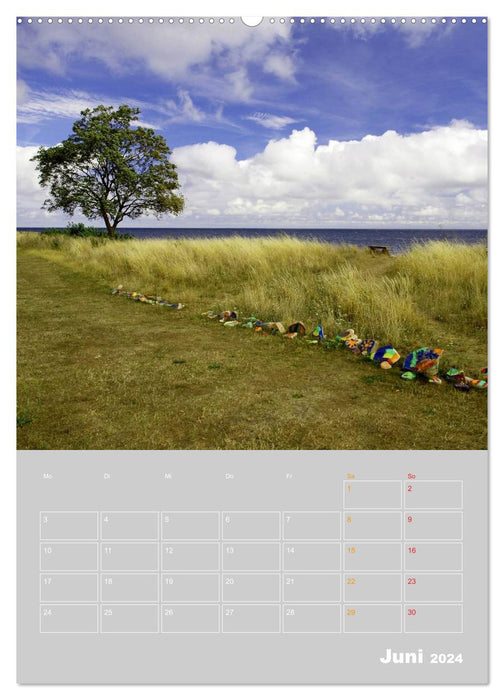 Bornholm - The sunny island of Denmark (CALVENDO wall calendar 2024) 