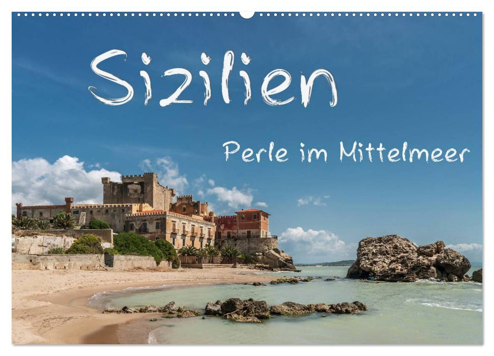 Sicily - Pearl in the Mediterranean (CALVENDO wall calendar 2024) 