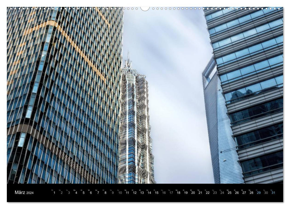 SHANGHAI - without filter (CALVENDO Premium Wall Calendar 2024) 
