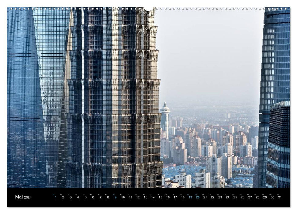 SHANGHAI - sans filtre (Calvendo Premium Wall Calendar 2024) 