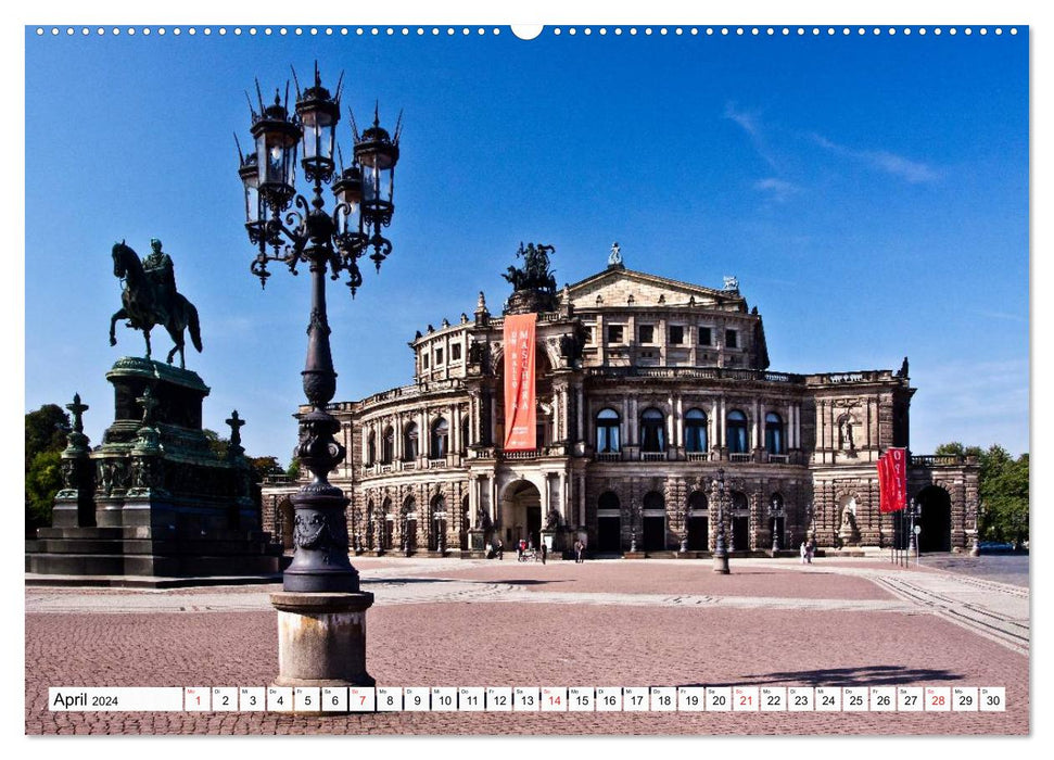 Dresden - Elbschönheit (CALVENDO Premium Wandkalender 2024)