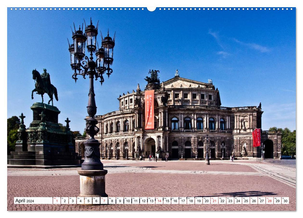 Dresden - Elbe Beauty (CALVENDO Premium Wall Calendar 2024) 