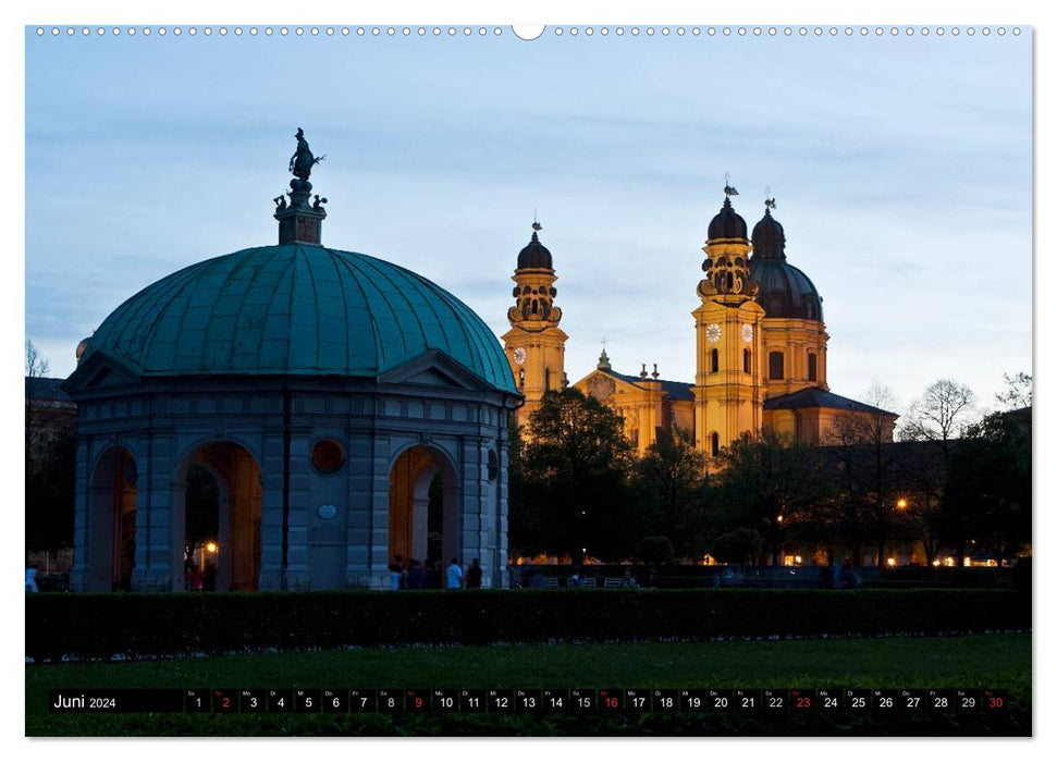 München - Die Schöne (CALVENDO Premium Wandkalender 2024)