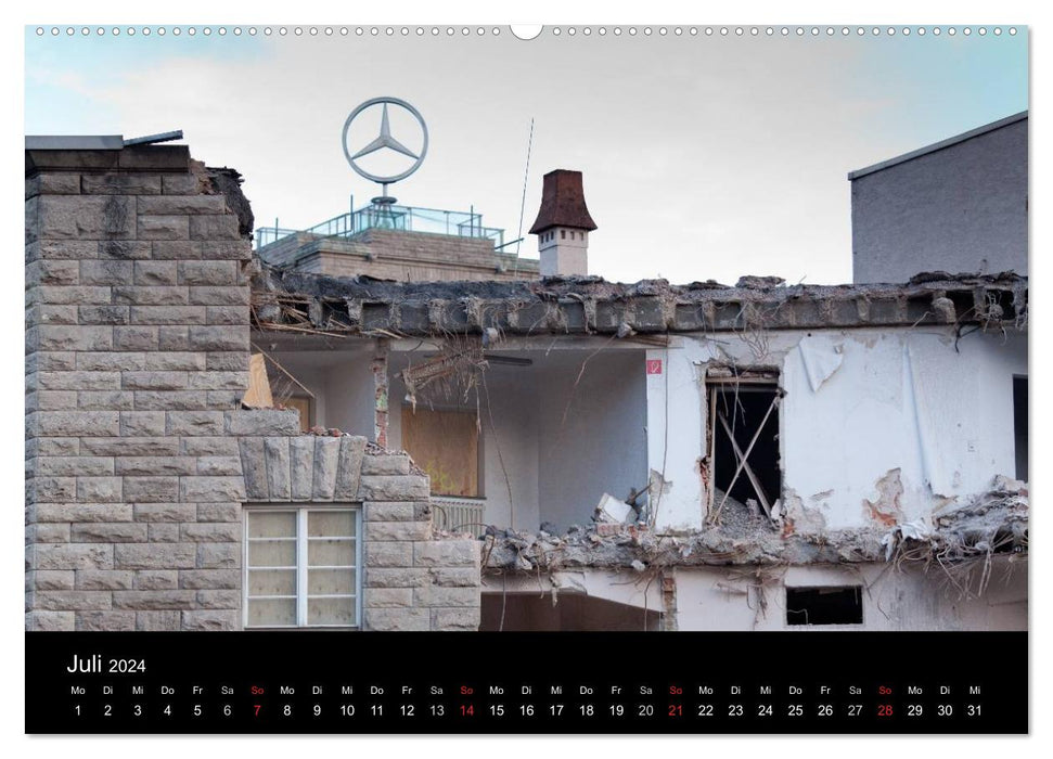 Stuttgart 21 - Democracy in Crisis (CALVENDO Premium Wall Calendar 2024) 