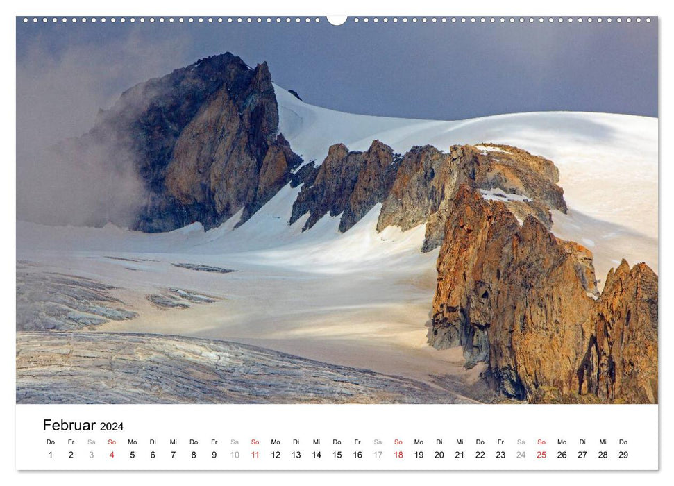 Mystical Swiss mountain landscapes - moments in nature (CALVENDO Premium Wall Calendar 2024) 