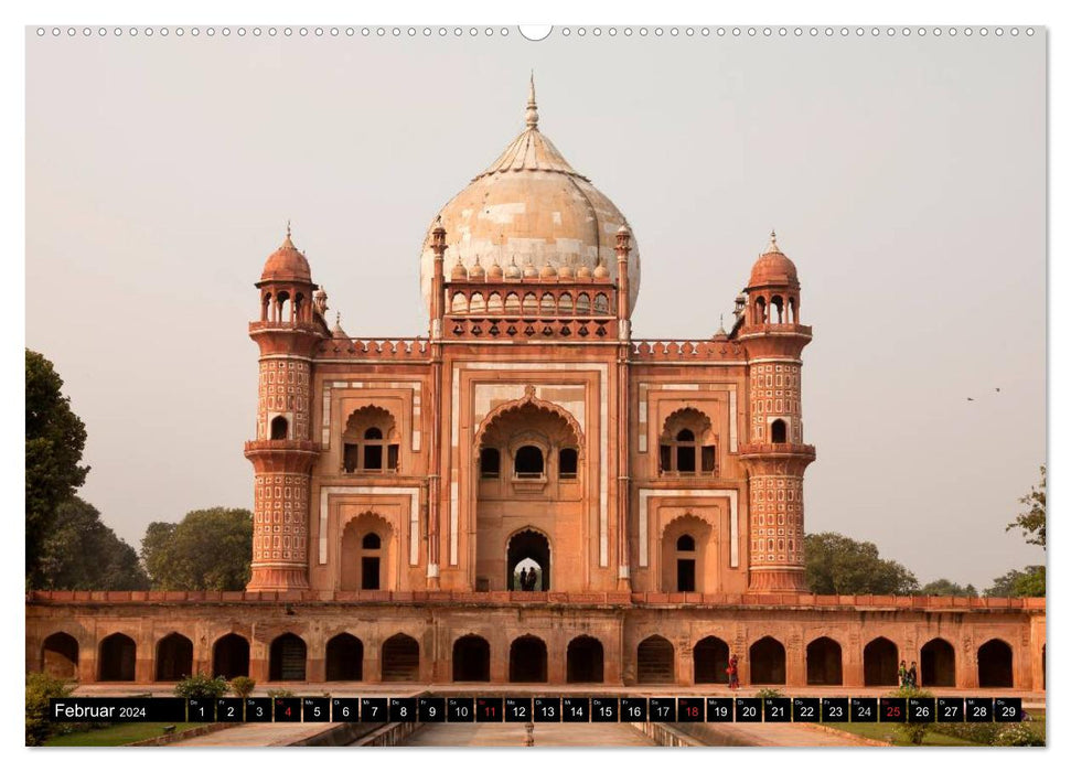 Indien - das goldene Dreieck, Delhi-Agra-Jaipur (CALVENDO Wandkalender 2024)