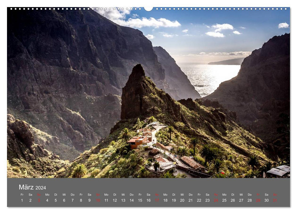 Tenerife - Lighting Moods (CALVENDO Premium Wall Calendar 2024) 