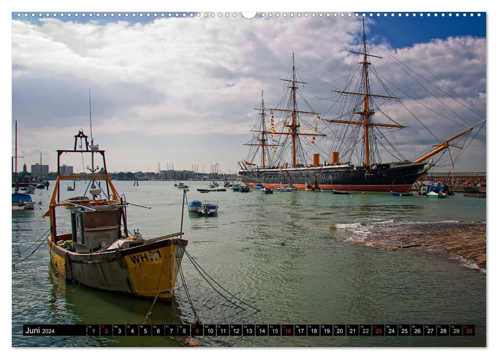 Southern England Coast (CALVENDO Premium Wall Calendar 2024) 