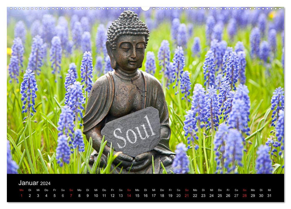 SPIRIT OF ZEN Meditation (CALVENDO Premium Wall Calendar 2024) 
