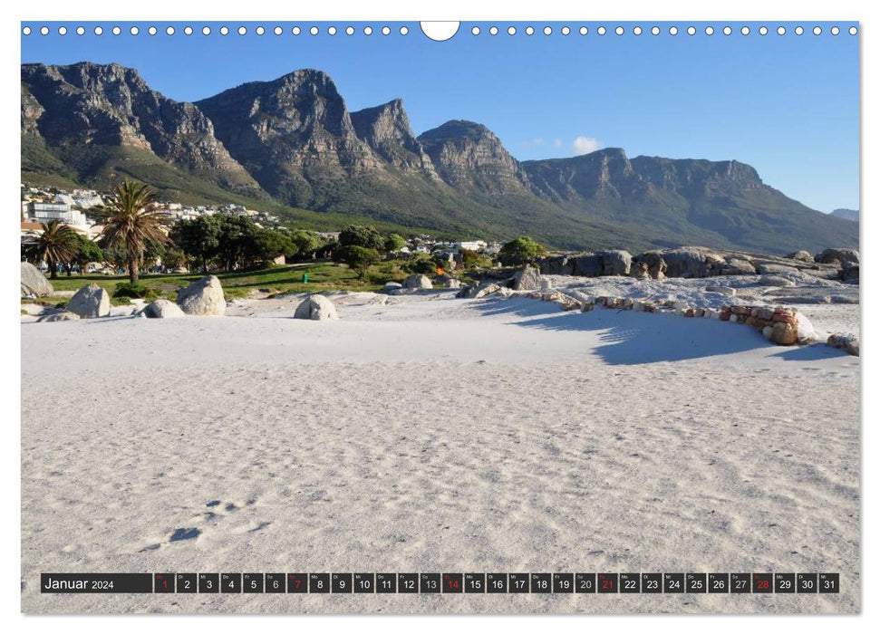 Beaches in South Africa (CALVENDO wall calendar 2024) 