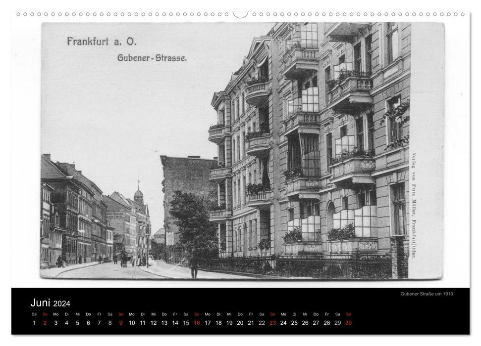 FFO-Geschichten. Historische Ansichtskarten aus Frankfurt (Oder) (CALVENDO Premium Wandkalender 2024)