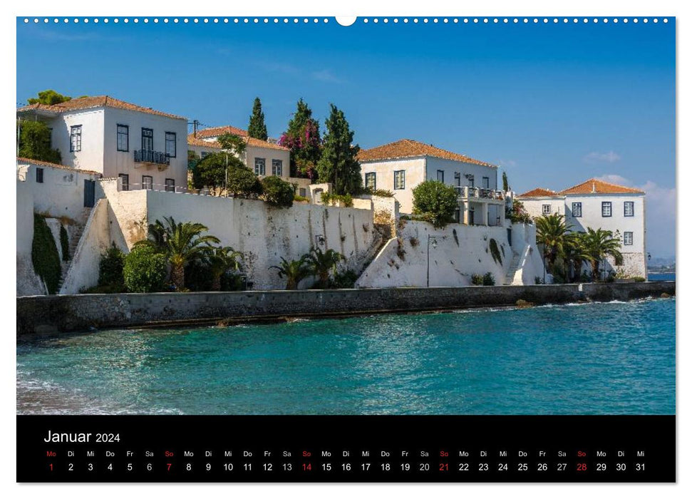 Peloponnes - Einladung zum Chillen (CALVENDO Premium Wandkalender 2024)