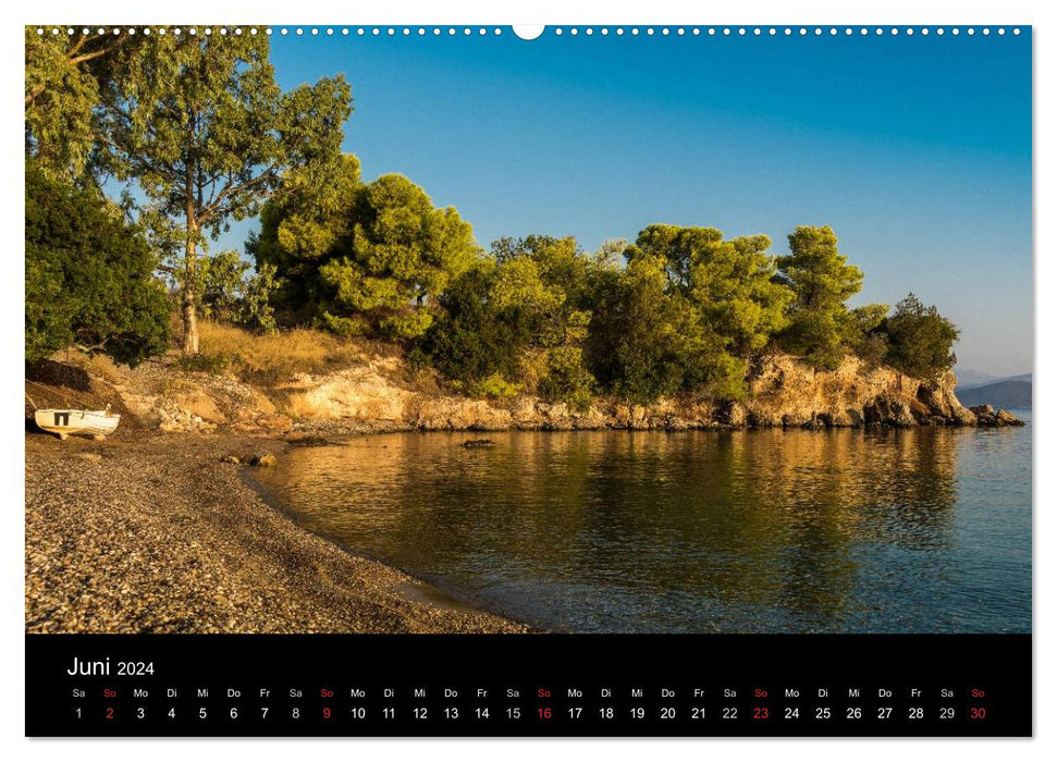 Peloponnes - Einladung zum Chillen (CALVENDO Premium Wandkalender 2024)