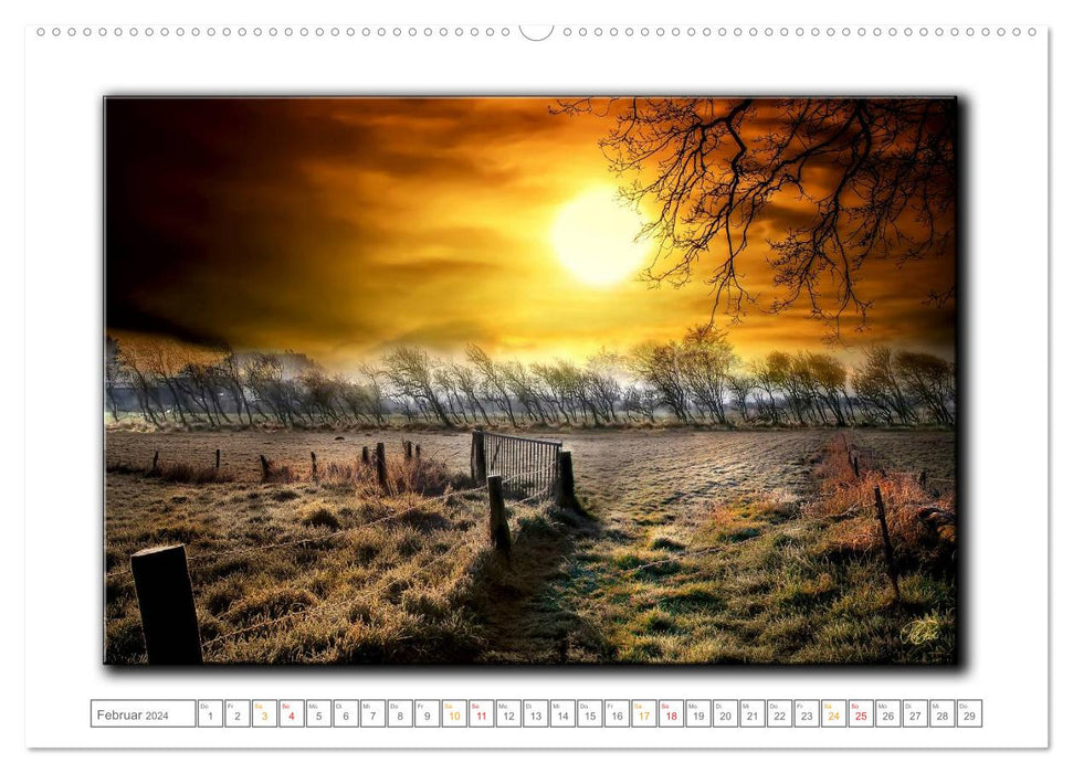 Between times - times of peace and relaxation (CALVENDO wall calendar 2024) 