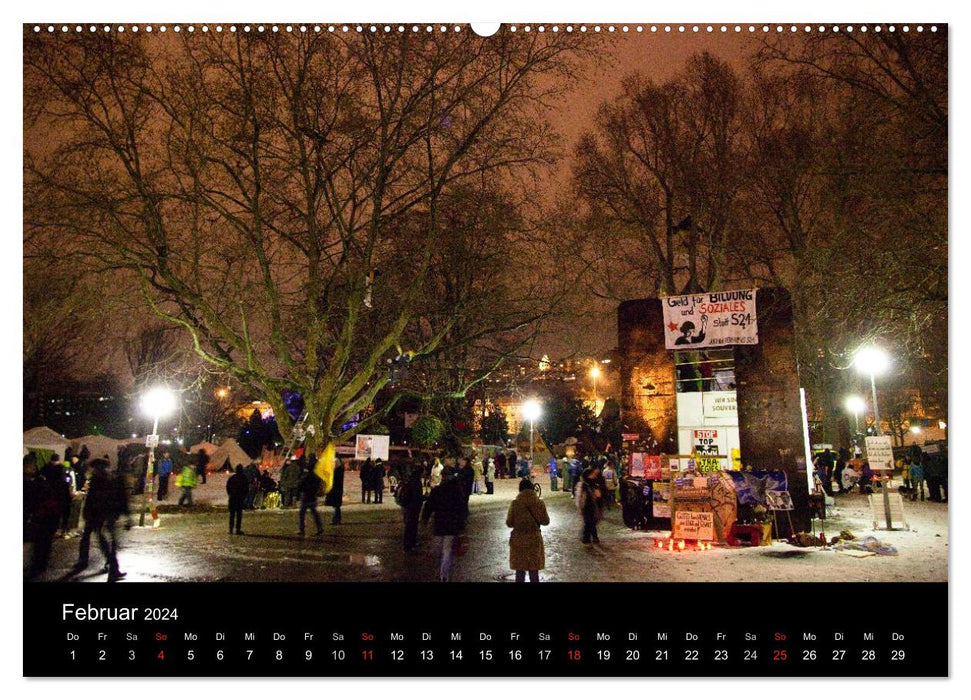 Stuttgart 21 - Democracy in Crisis (CALVENDO Wall Calendar 2024) 