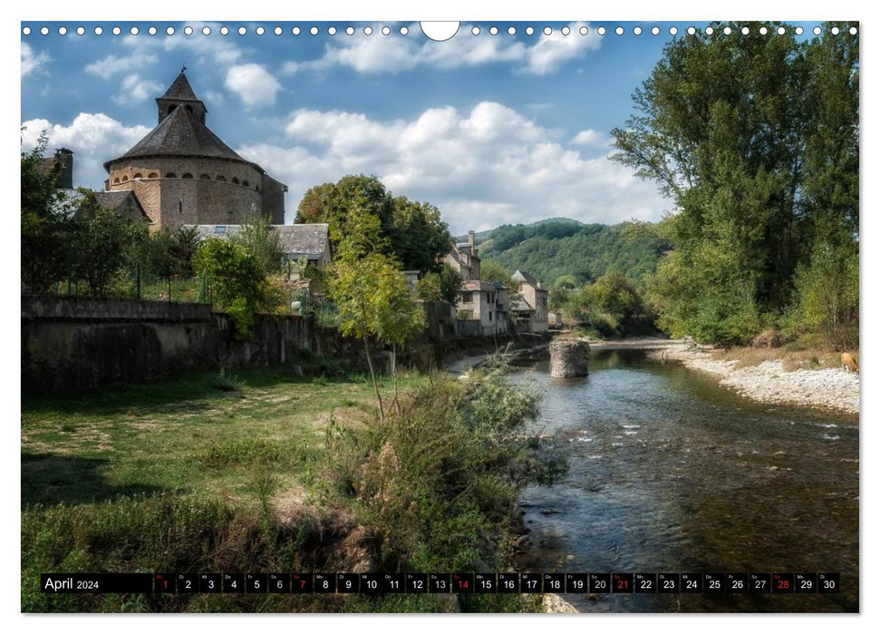 Out and about in the Aveyron department (CALVENDO wall calendar 2024) 