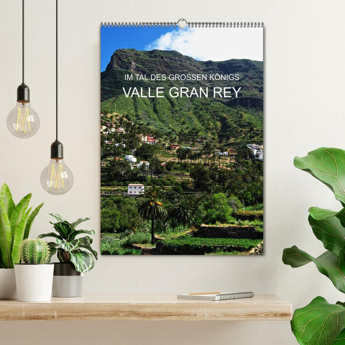 Dans la Vallée du Grand Roi - Valle Gran Rey (Calendrier mural CALVENDO 2024) 