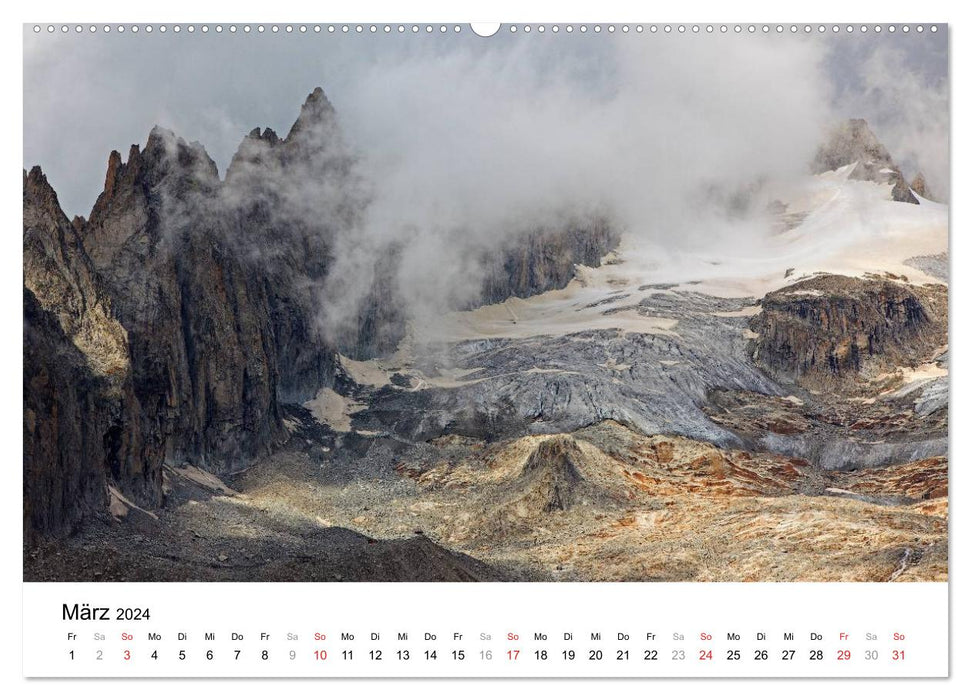 Paysages mystiques des montagnes suisses - moments dans la nature (calendrier mural CALVENDO 2024) 
