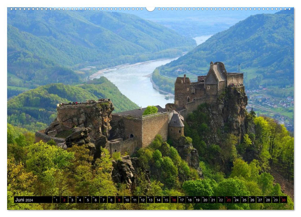 Die Wachau - An der Donau zwischen Melk und Krems (CALVENDO Premium Wandkalender 2024)